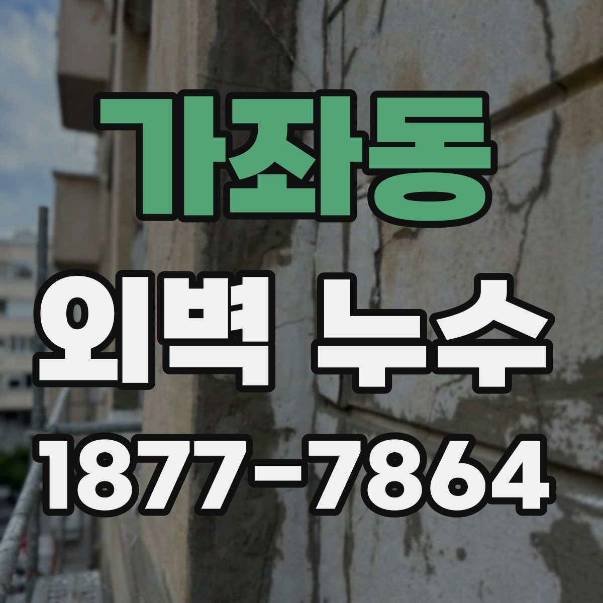 가좌동 외벽 누수