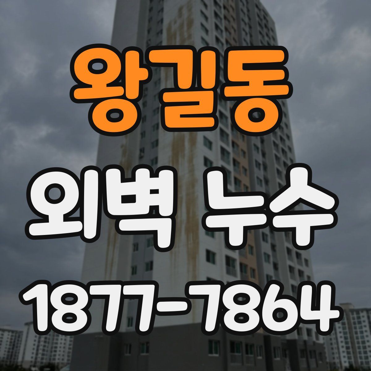 왕길동 외벽 누수