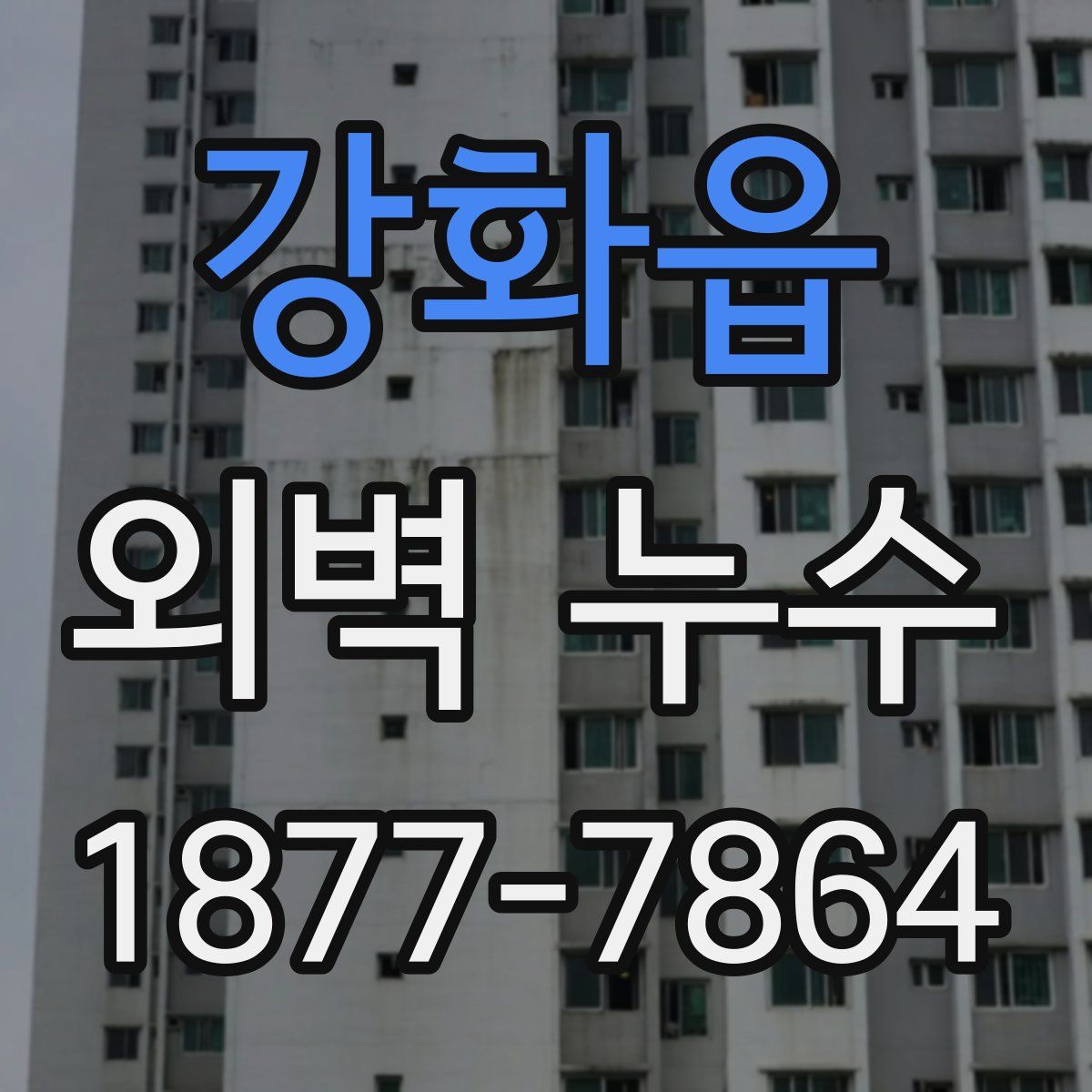 강화읍 외벽 누수