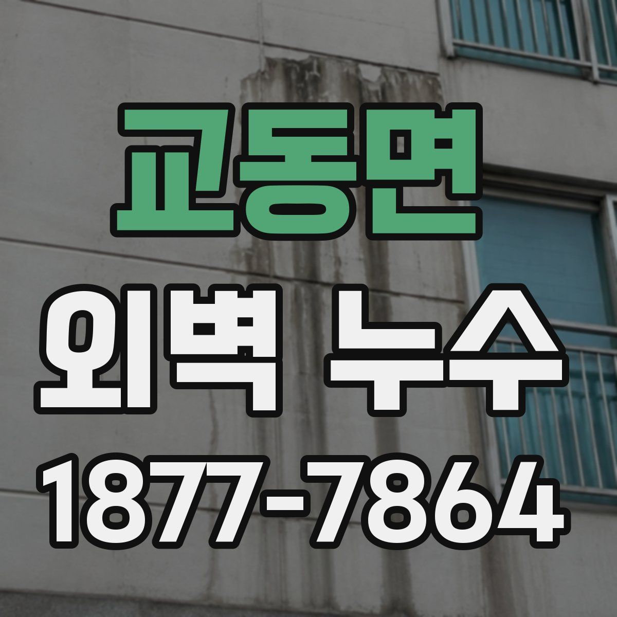 교동면 외벽 누수