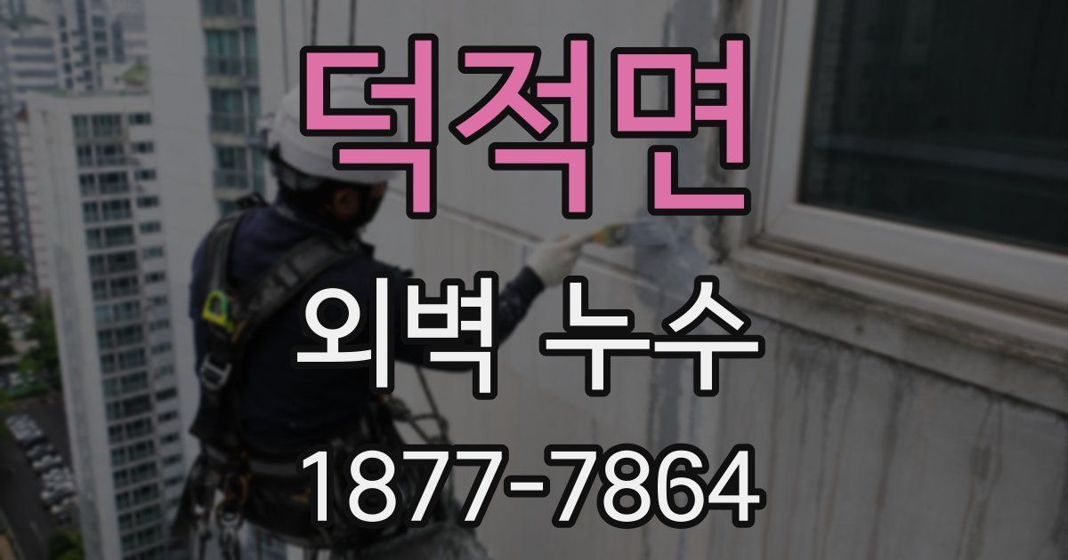 덕적면 외벽 누수
