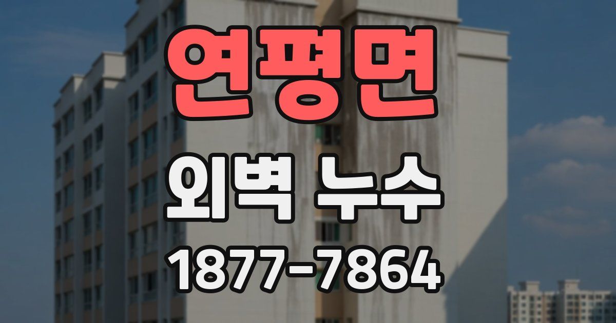연평면 외벽 누수