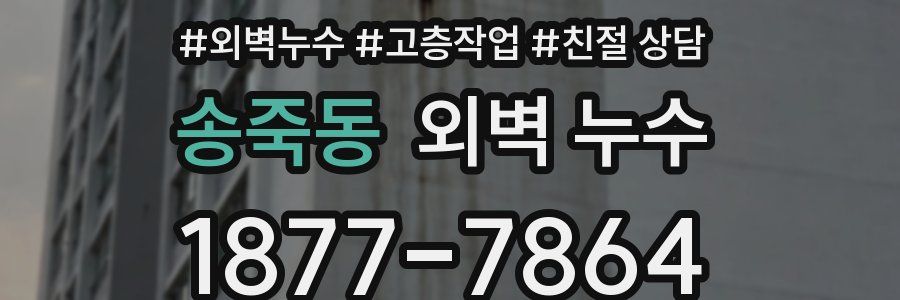 송죽동 외벽 누수