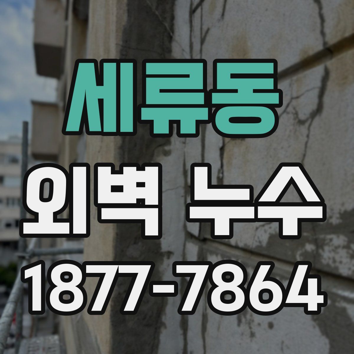 세류동 외벽 누수