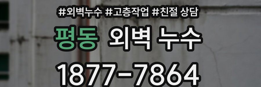 평동 외벽 누수