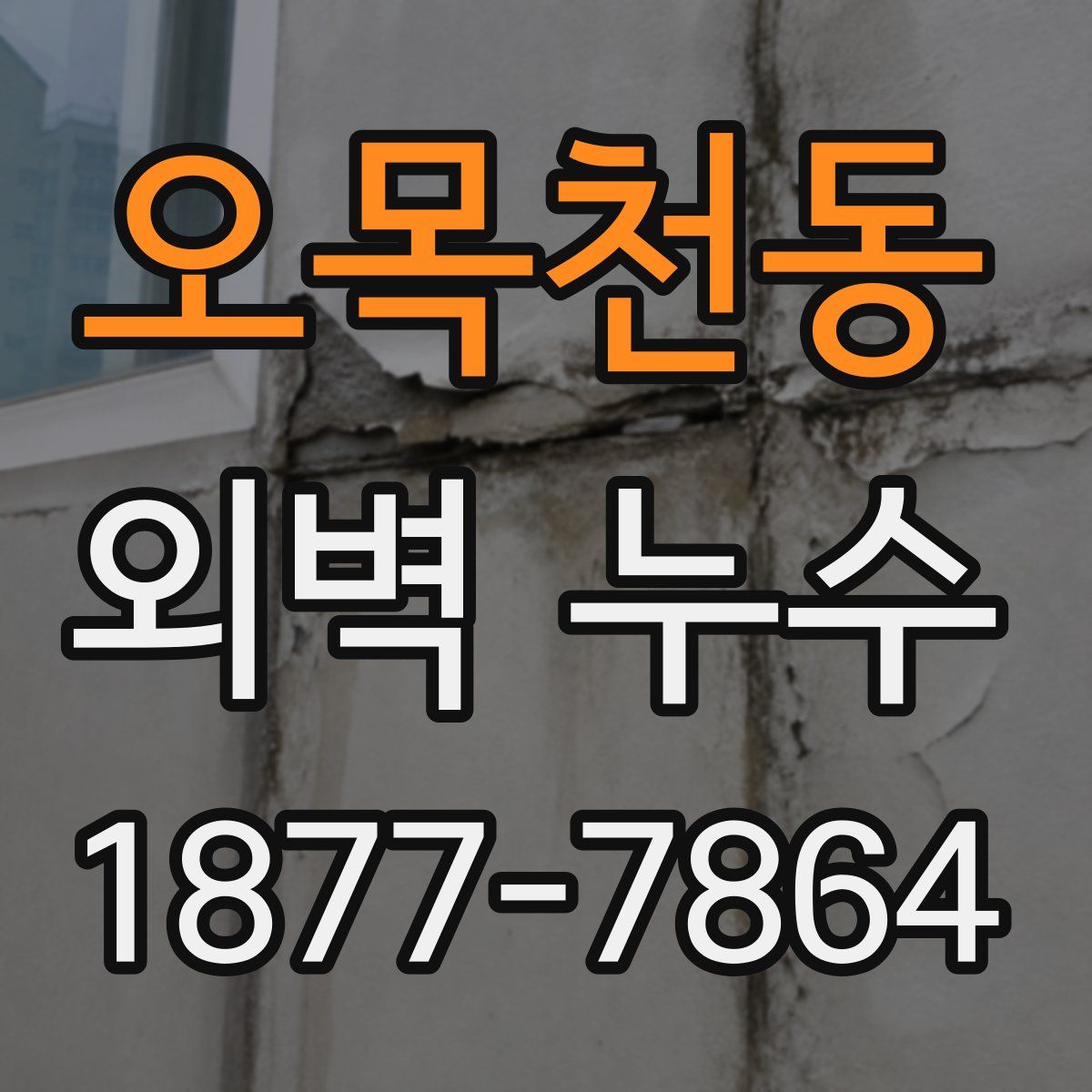 오목천동 외벽 누수