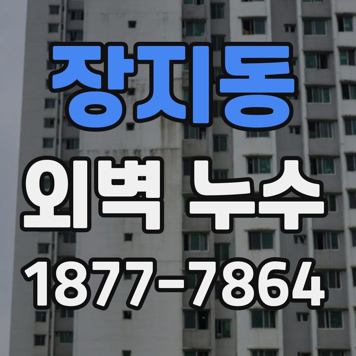 장지동 외벽 누수