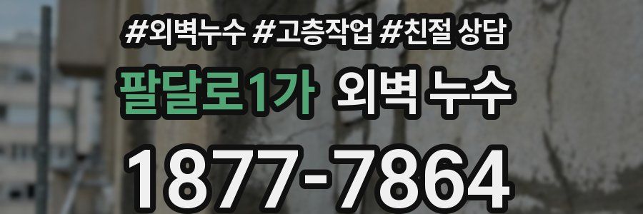 팔달로1가 외벽 누수