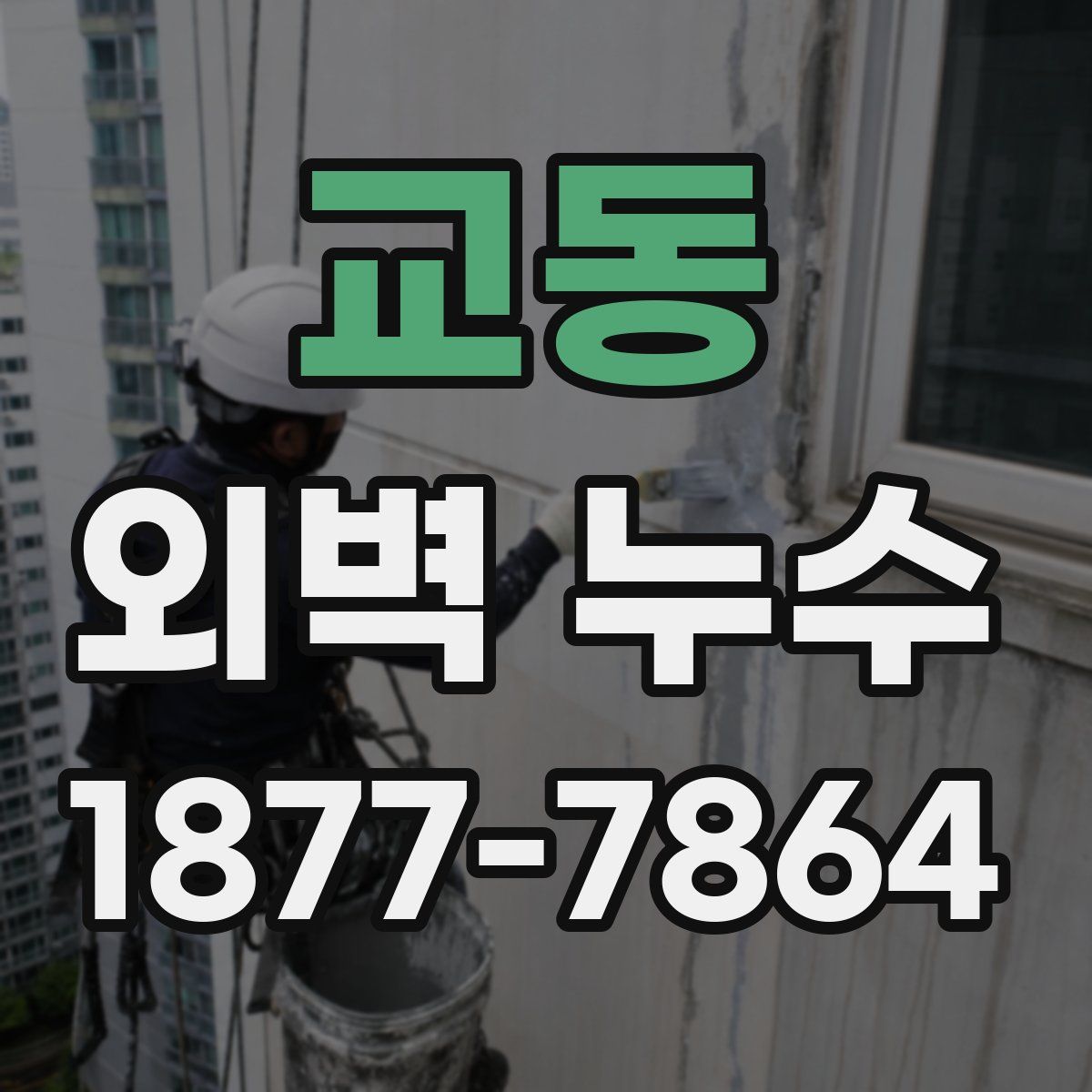 교동 외벽 누수