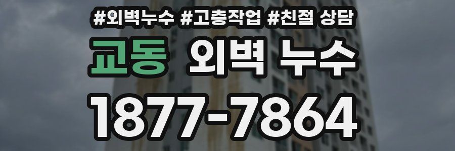 교동 외벽 누수