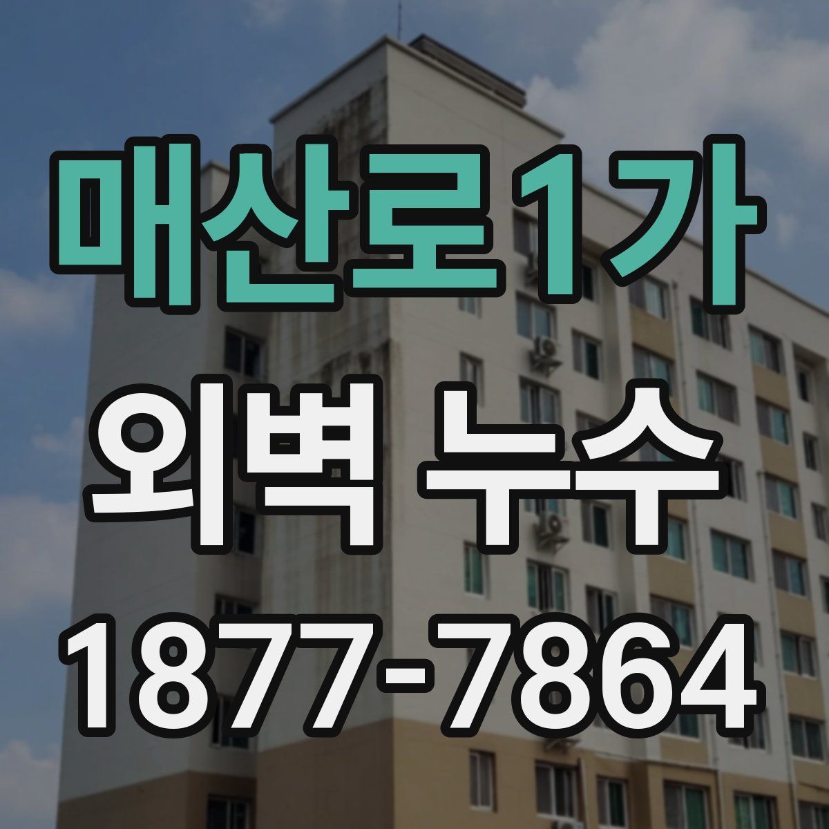 매산로1가 외벽 누수