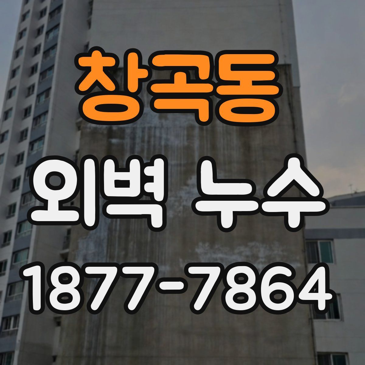 창곡동 외벽 누수