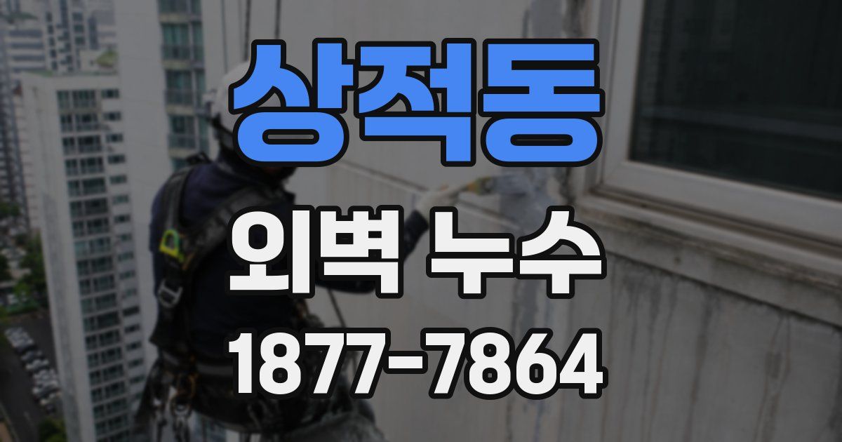 상적동 외벽 누수