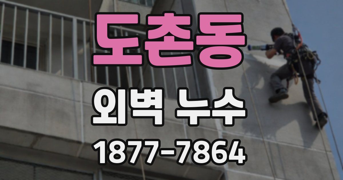 도촌동 외벽 누수