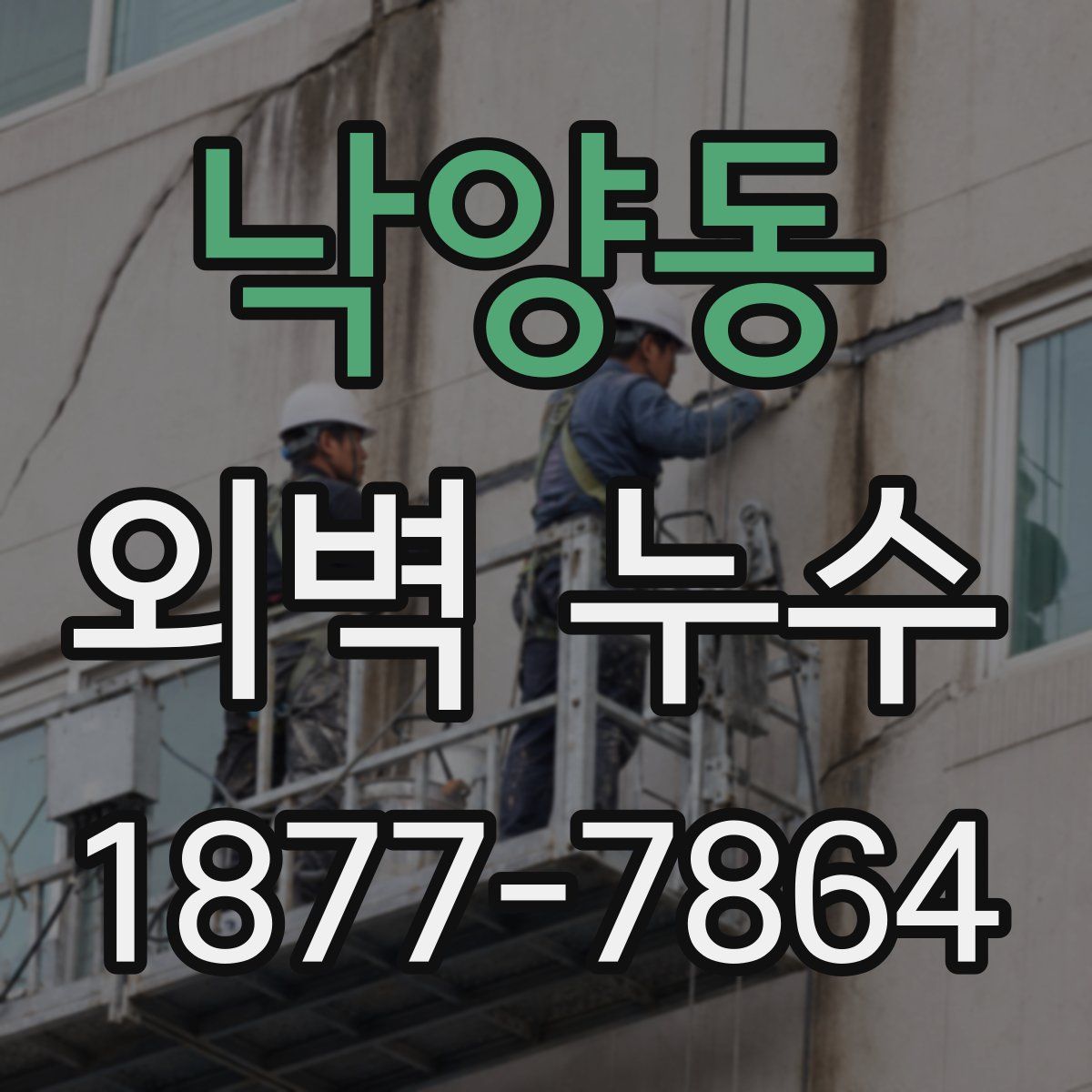 낙양동 외벽 누수