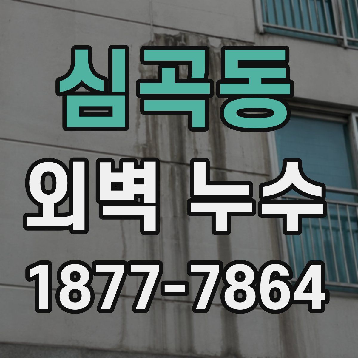 심곡동 외벽 누수
