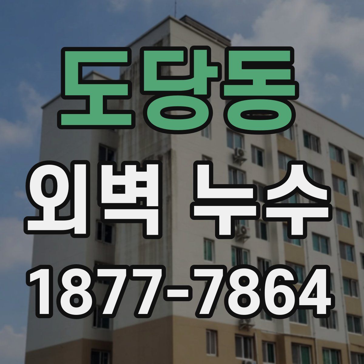 도당동 외벽 누수