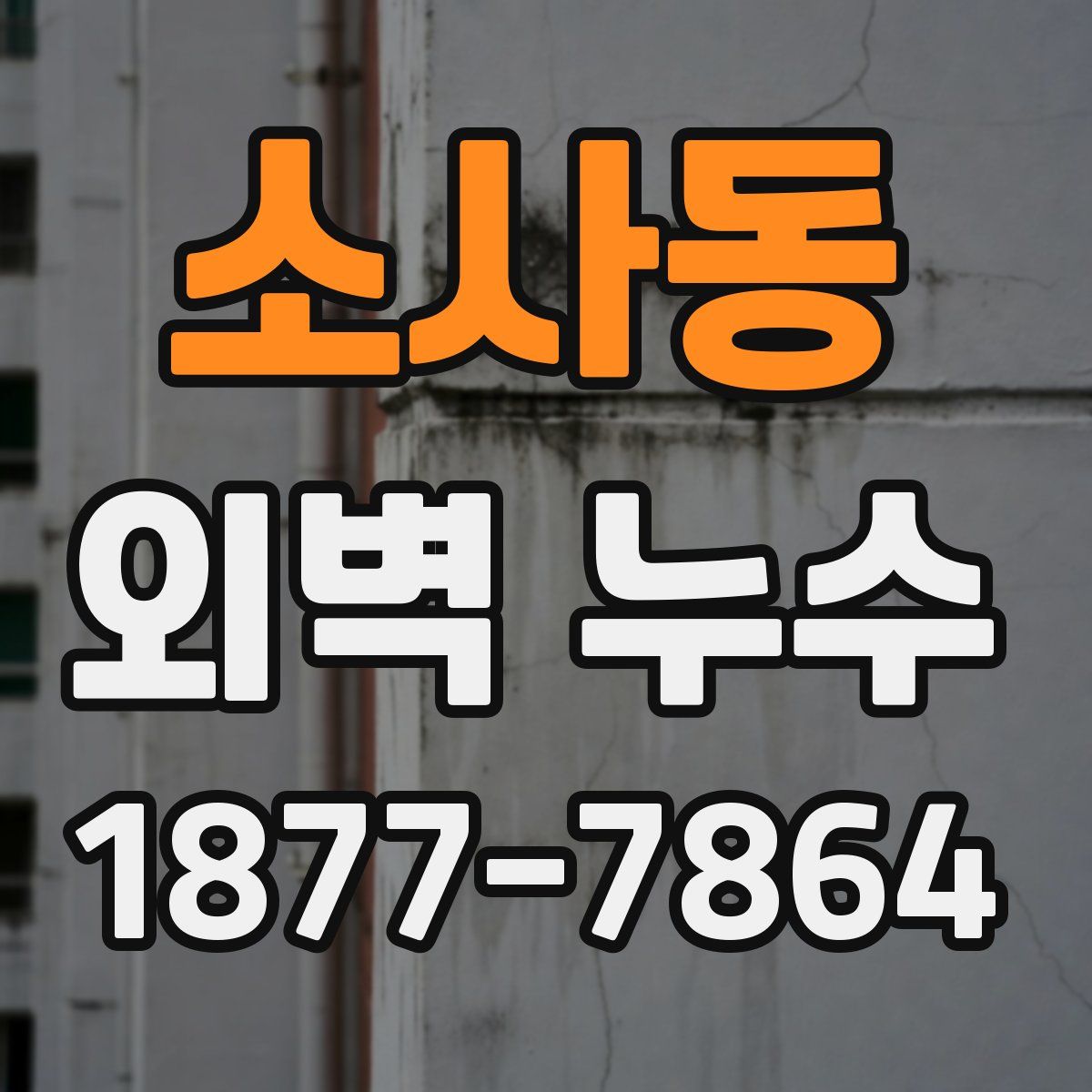 소사동 외벽 누수