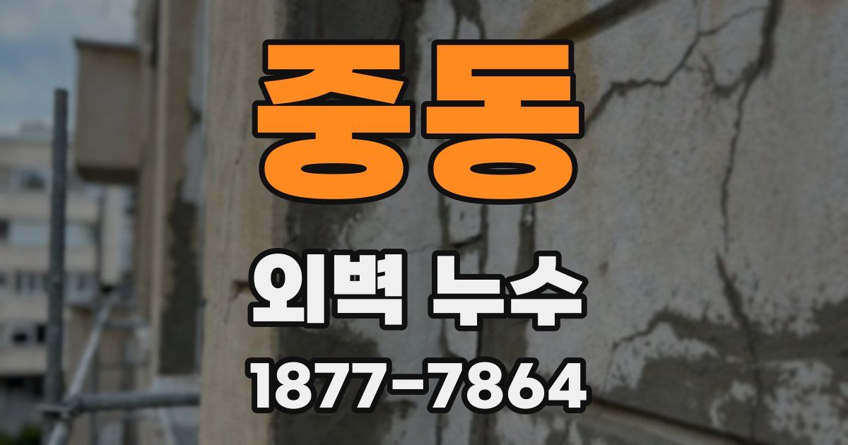 중동 외벽 누수