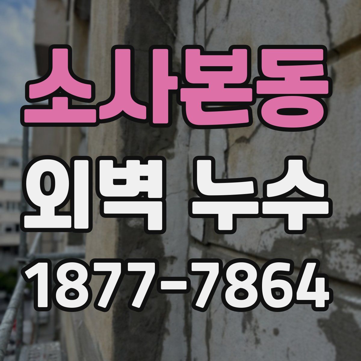 소사본동 외벽 누수