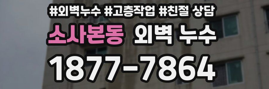 소사본동 외벽 누수