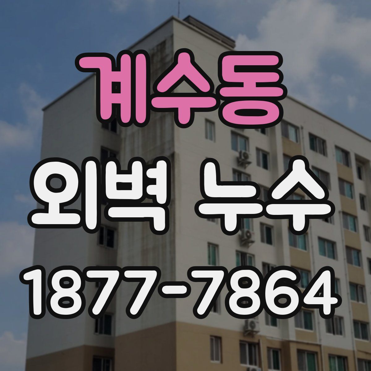계수동 외벽 누수