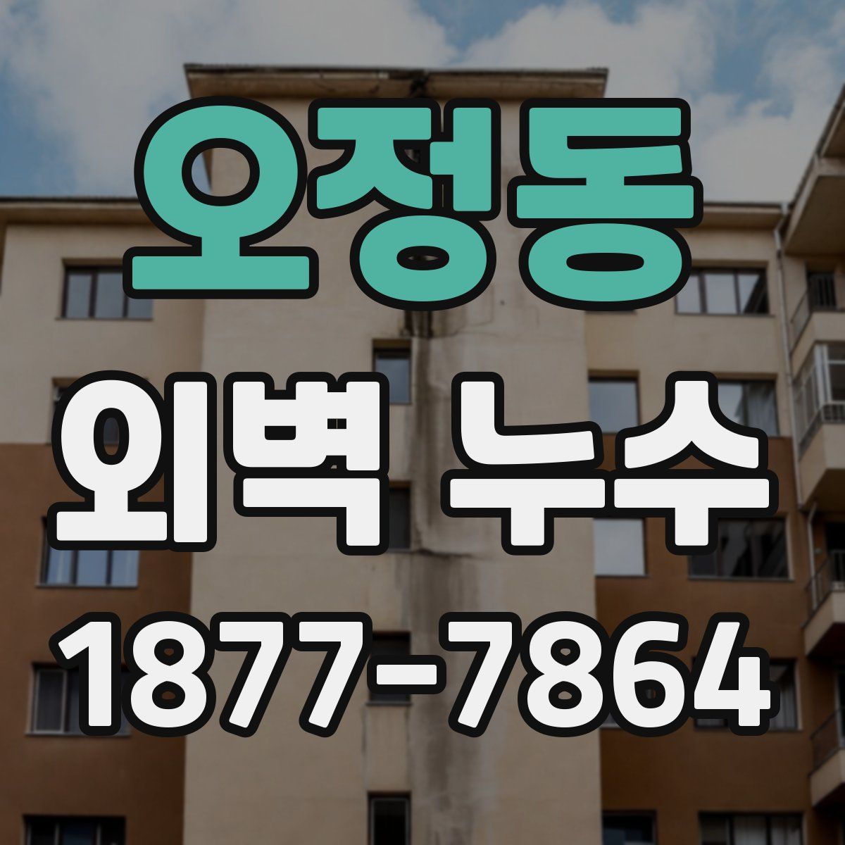 오정동 외벽 누수