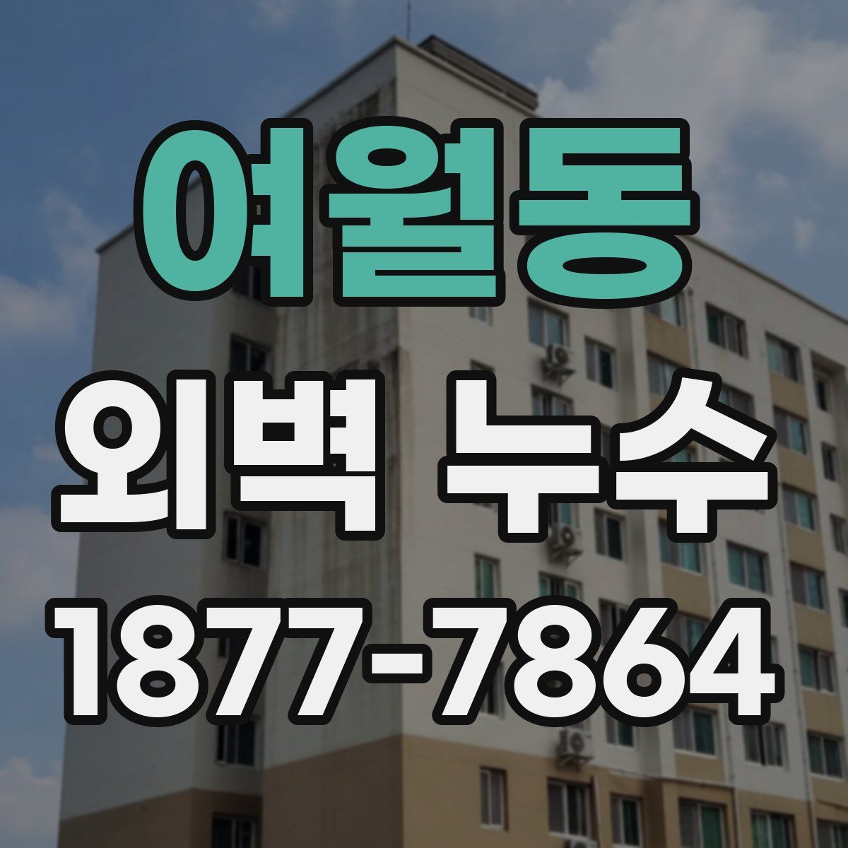 여월동 외벽 누수