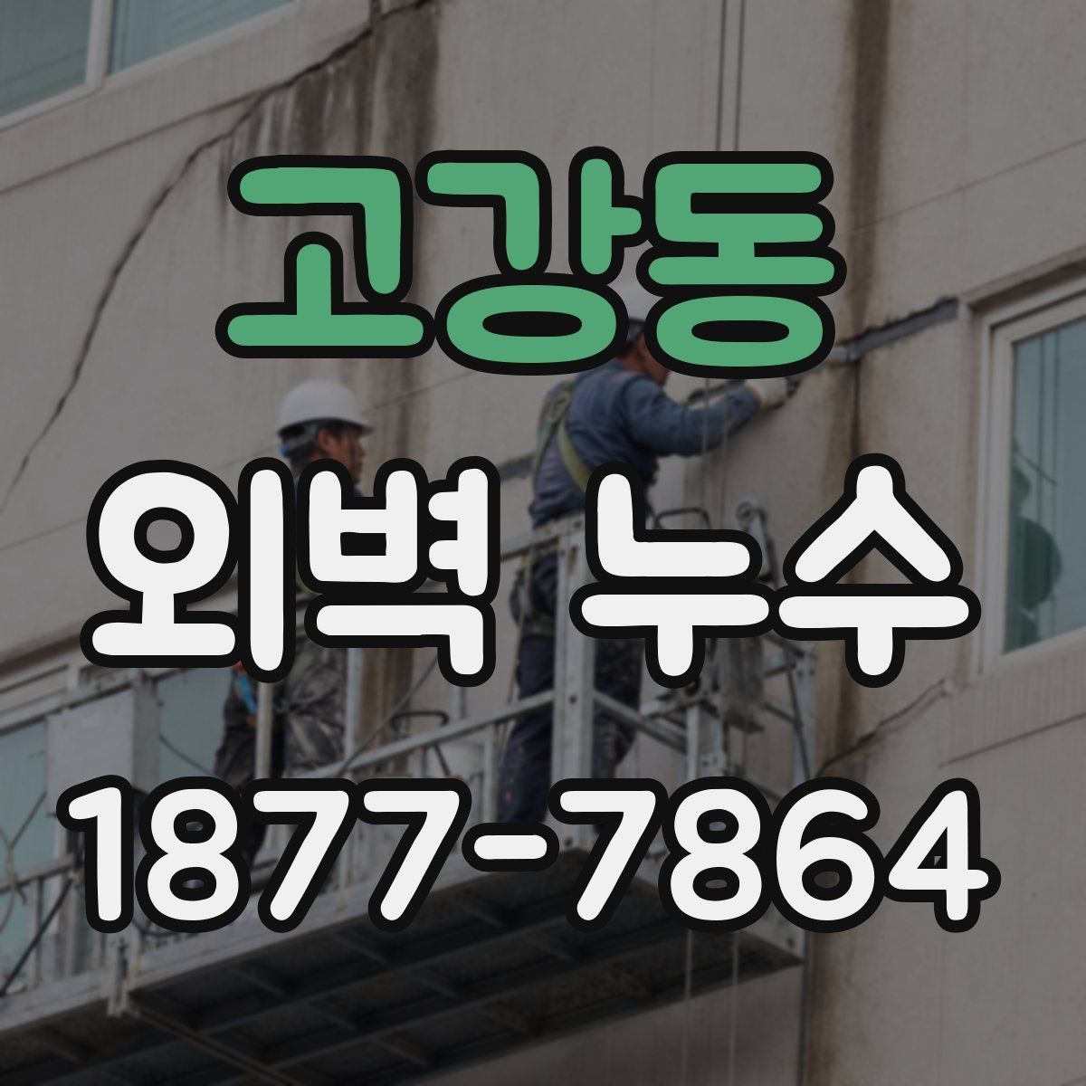 고강동 외벽 누수