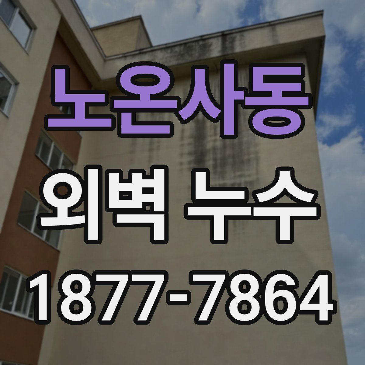 노온사동 외벽 누수