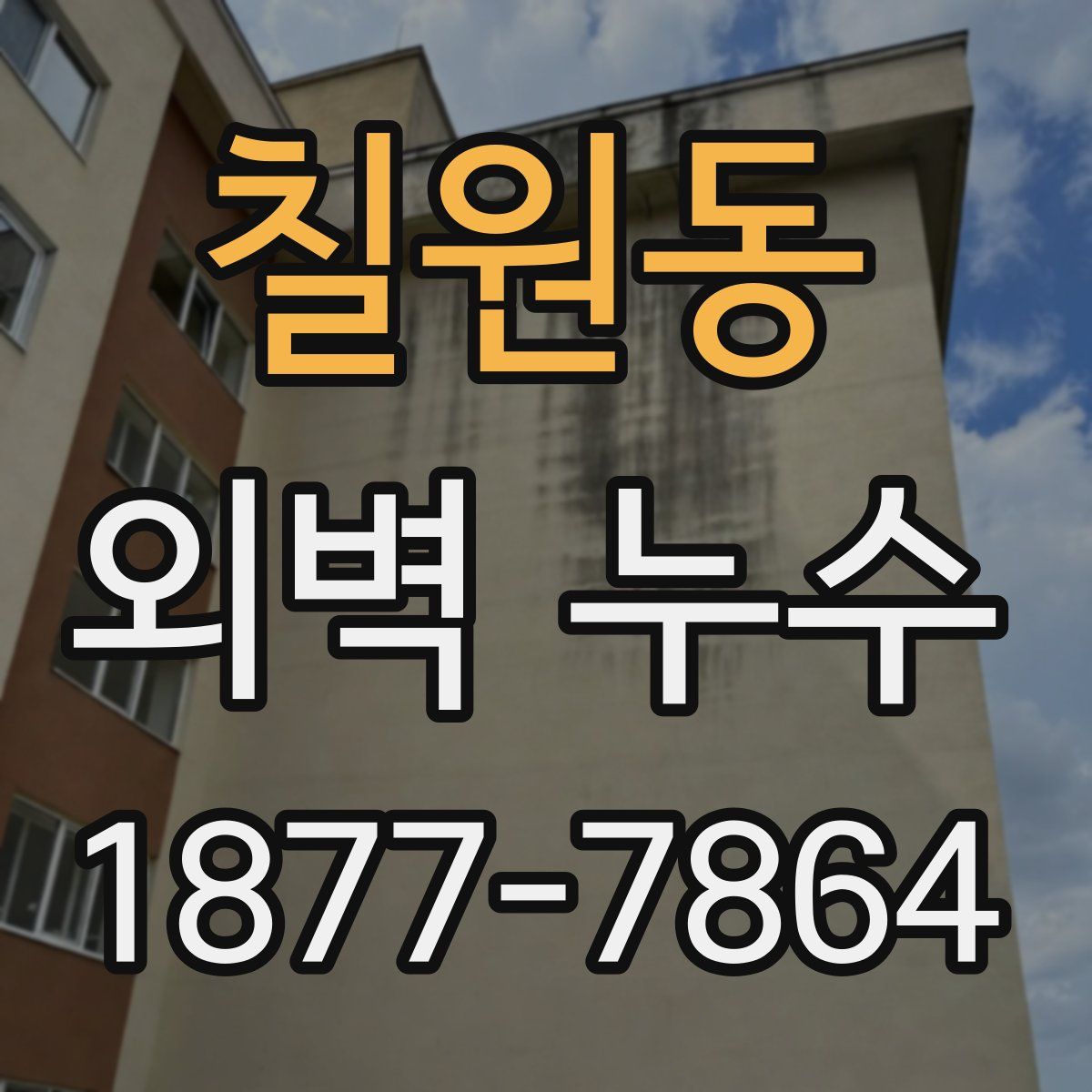 칠원동 외벽 누수