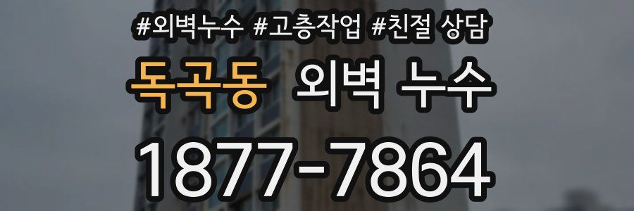 독곡동 외벽 누수