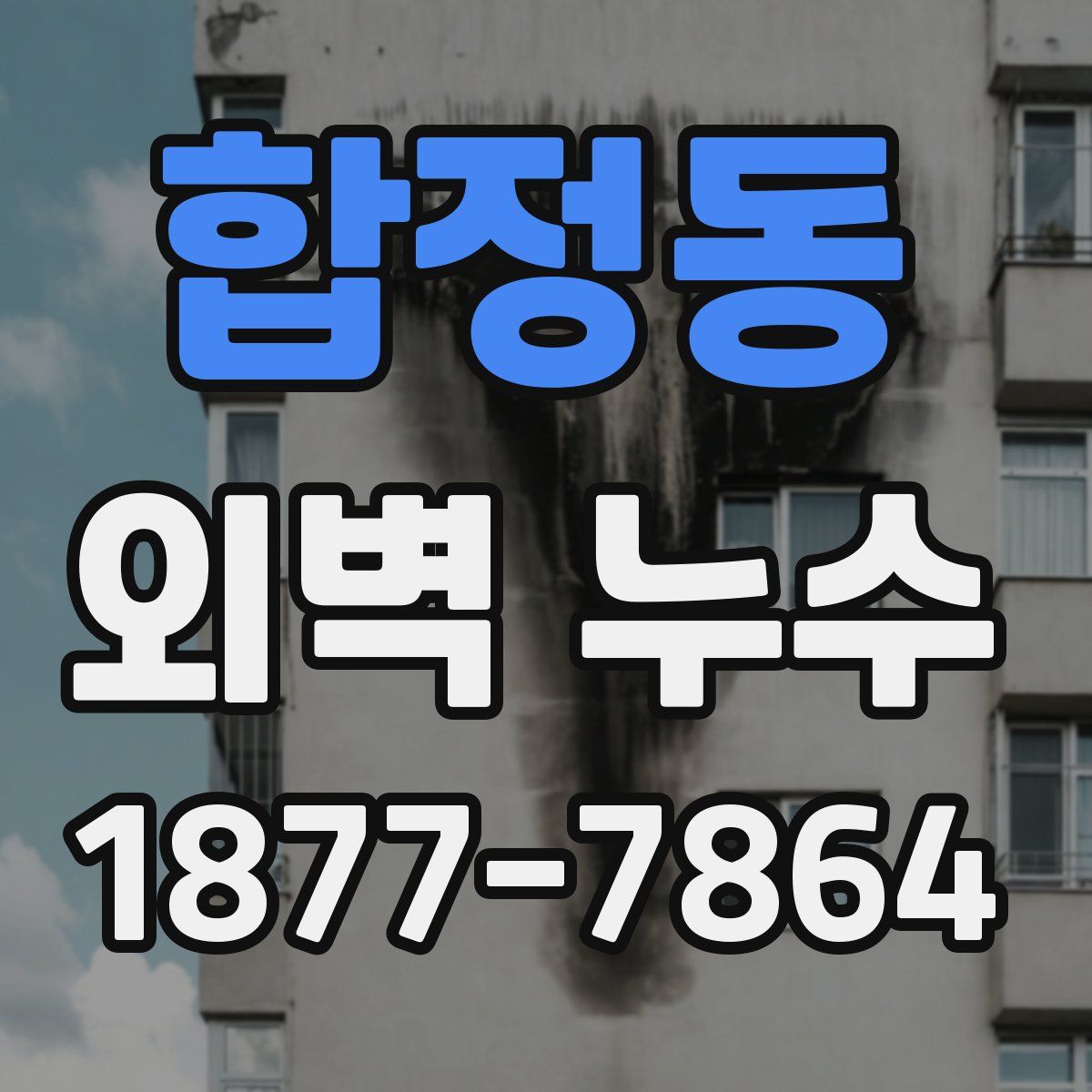 합정동 외벽 누수