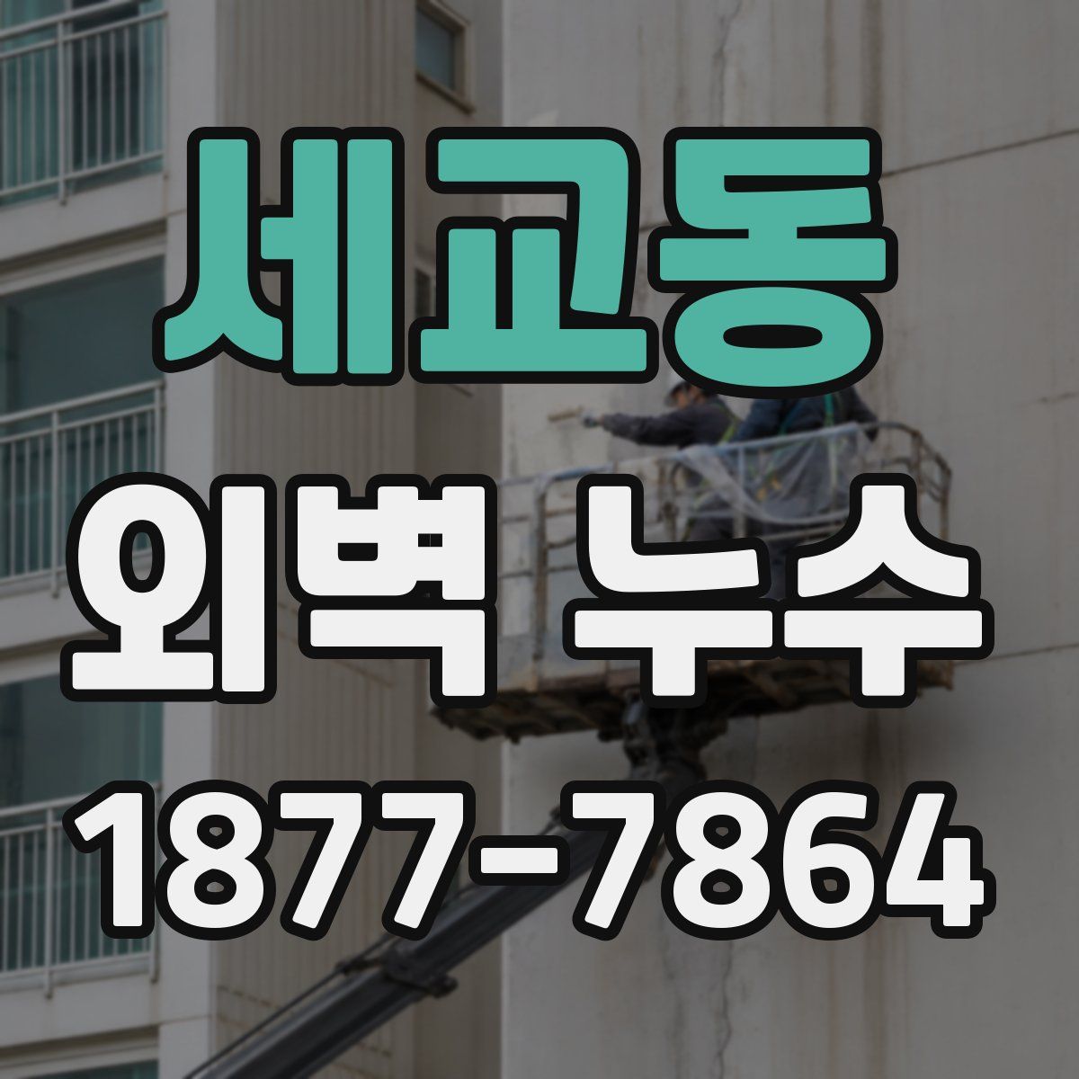 세교동 외벽 누수
