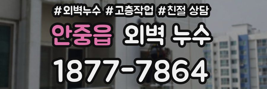 안중읍 외벽 누수