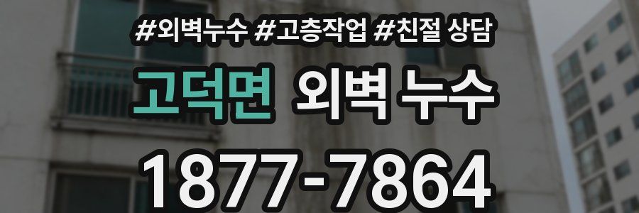 고덕면 외벽 누수