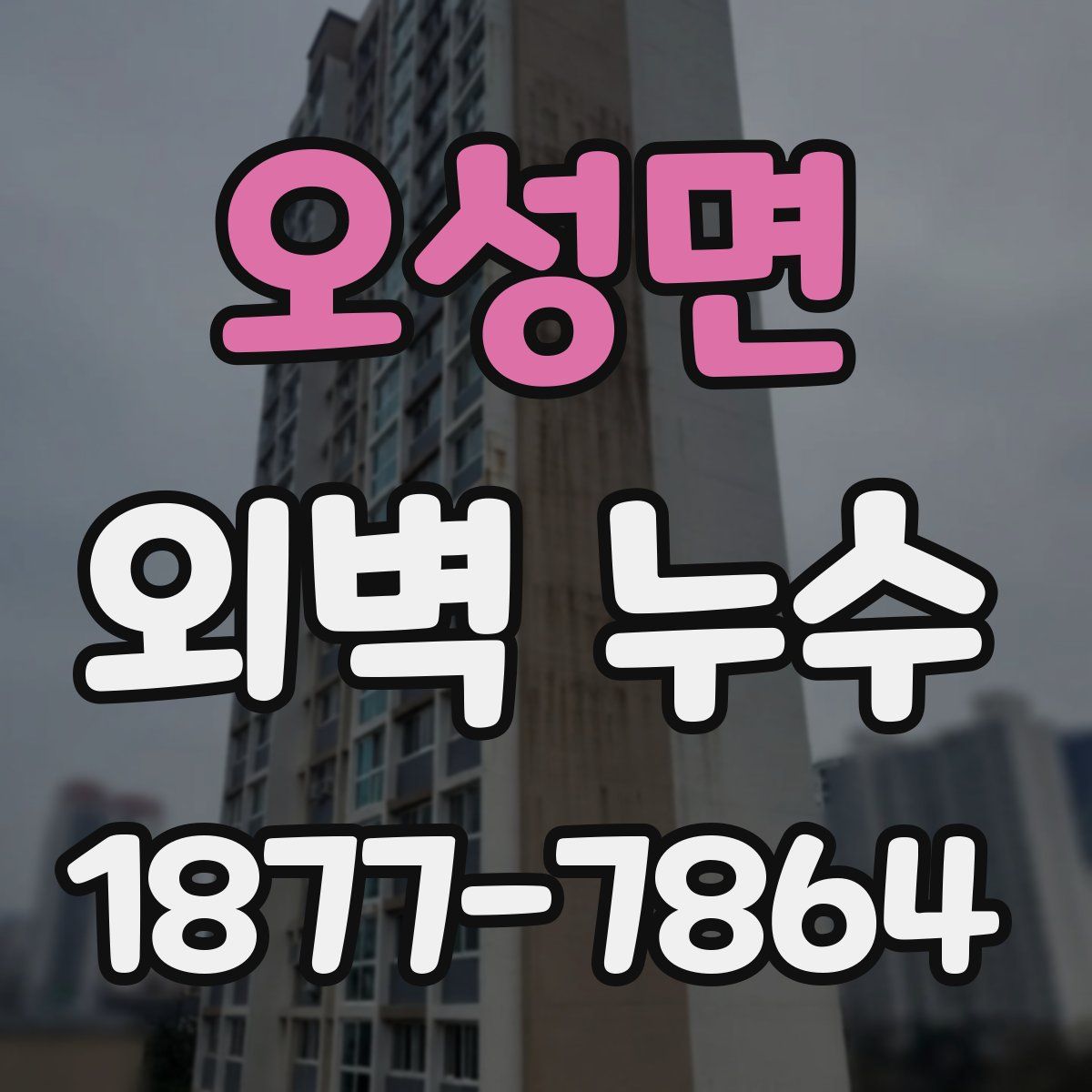 오성면 외벽 누수