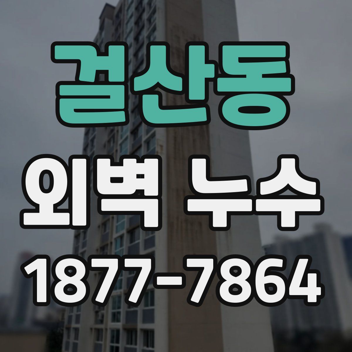 걸산동 외벽 누수