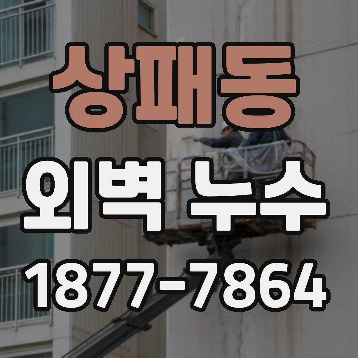 상패동 외벽 누수