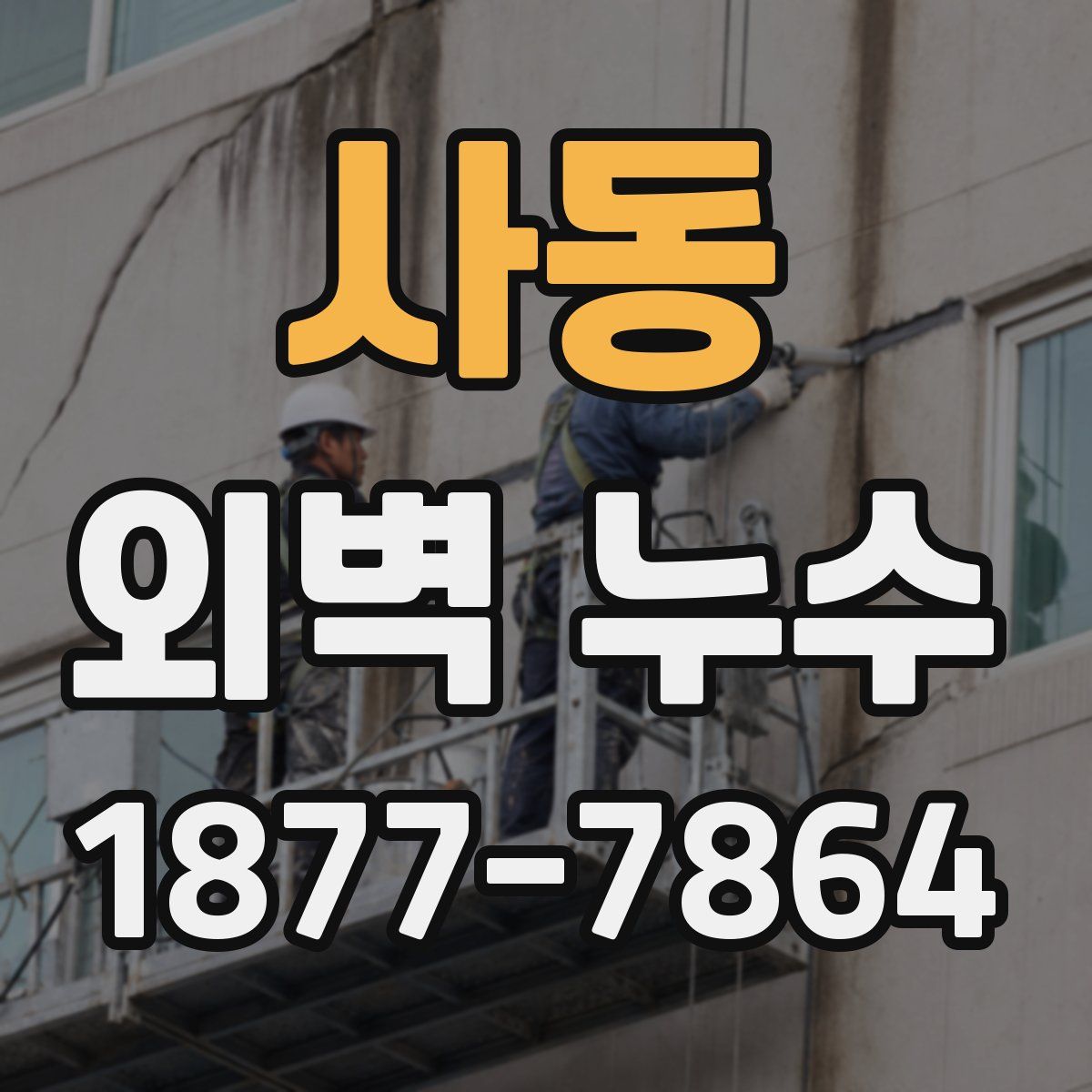 사동 외벽 누수