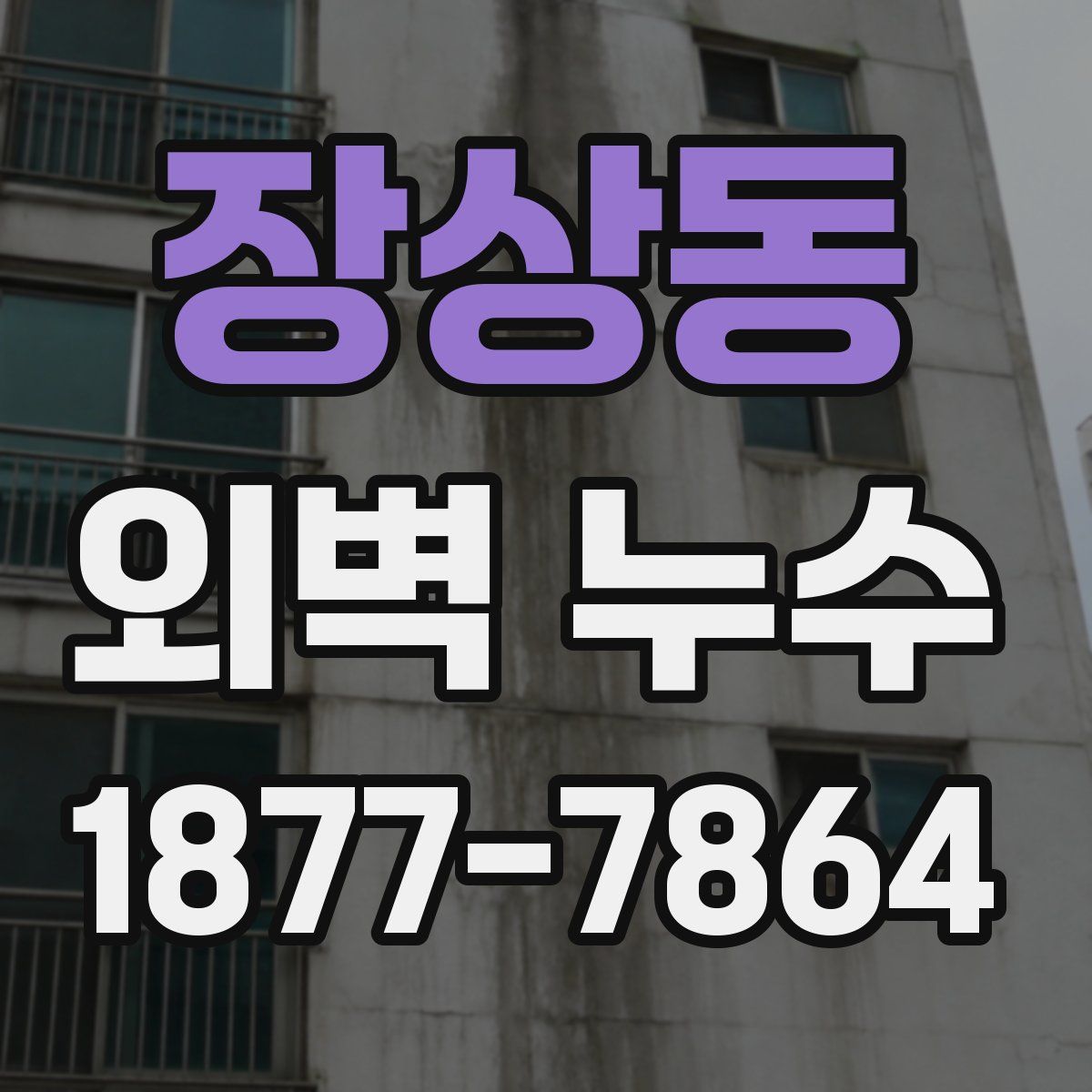 장상동 외벽 누수
