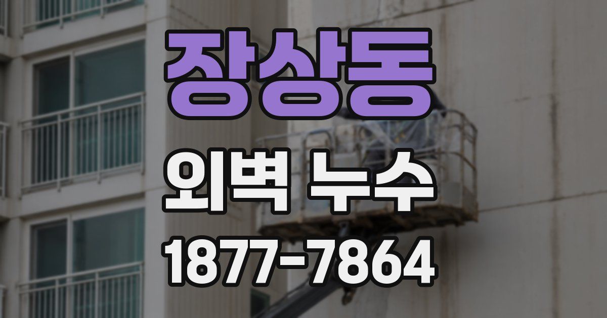 장상동 외벽 누수