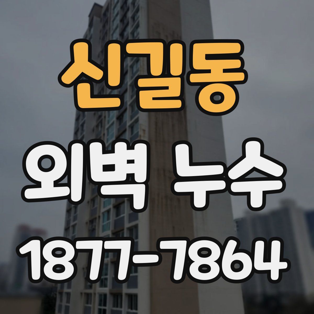 신길동 외벽 누수