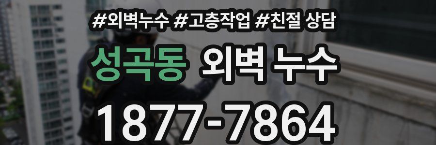 성곡동 외벽 누수