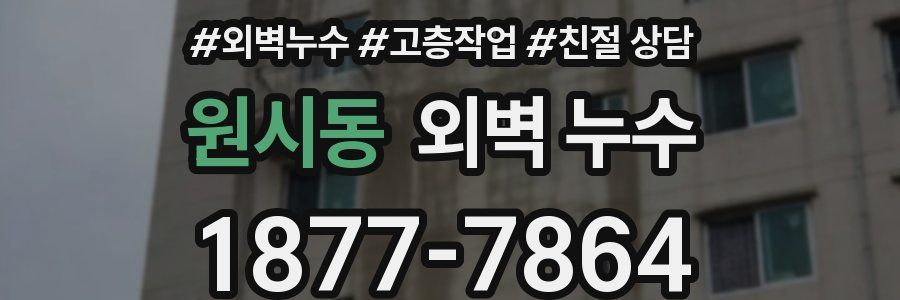 원시동 외벽 누수