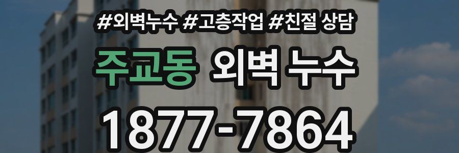 주교동 외벽 누수
