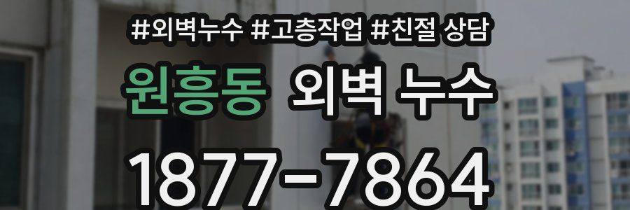원흥동 외벽 누수