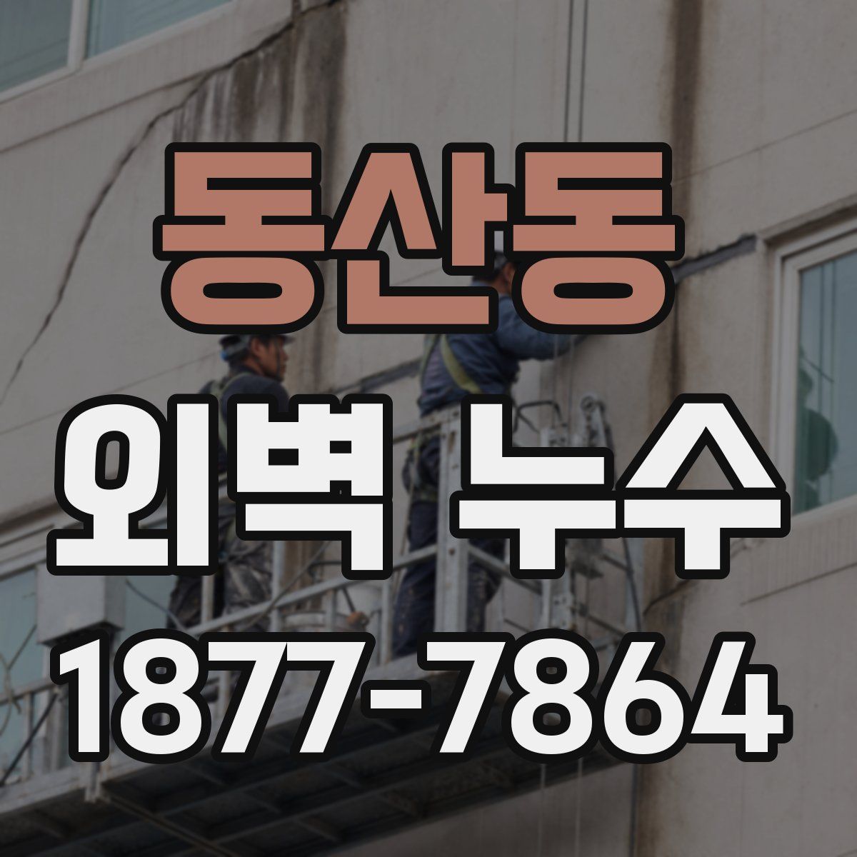 동산동 외벽 누수