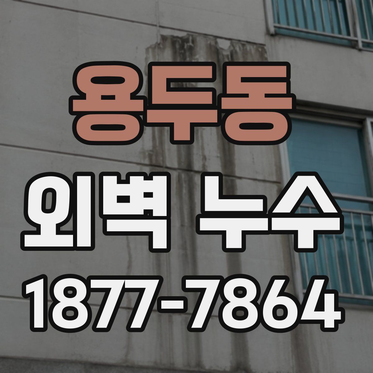 용두동 외벽 누수