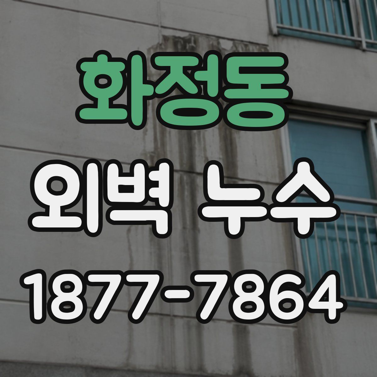 화정동 외벽 누수